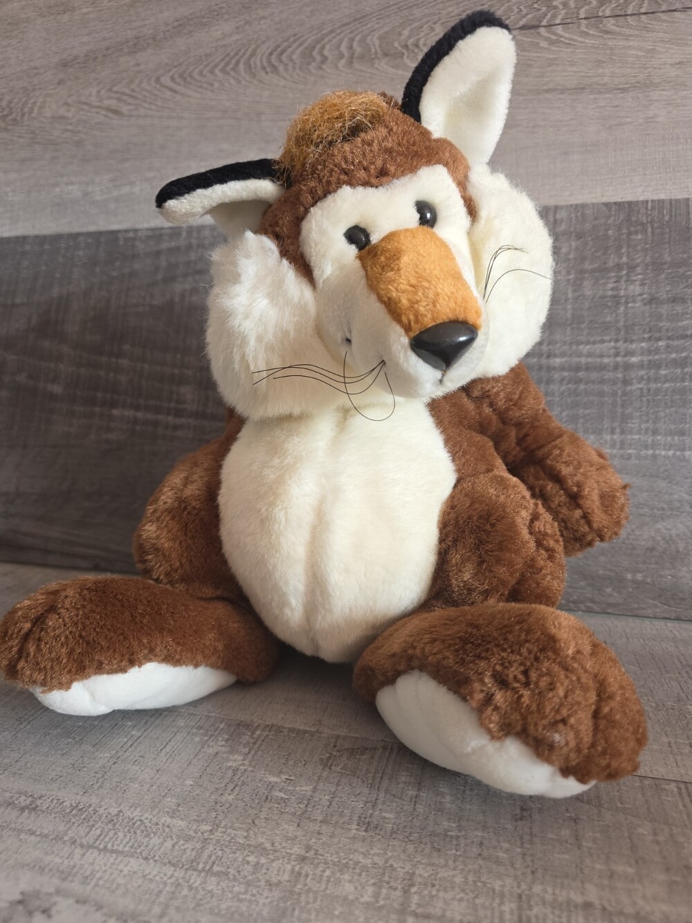 24K Polar Puff Redman Red Fox Plush 14" Stuffed Animal 1990 Vtg VERY RARE b297